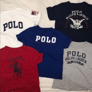 Ralph Lauren Polo Toddler T-shirt bundle 24 mos-2T